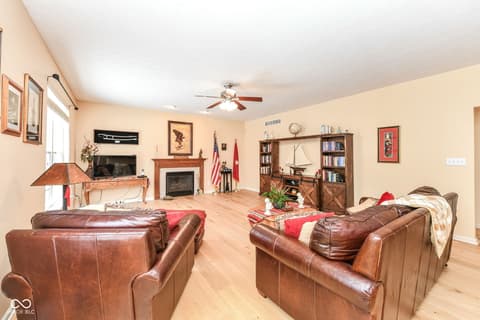 Living room at 9735 Trevia Drive, Indianapolis, IN