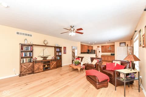 Living room at 9735 Trevia Drive, Indianapolis, IN