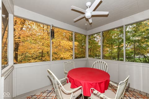 Outdoor living area at 9735 Trevia Drive, Indianapolis, IN