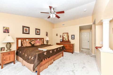 Primary bedroom at 9735 Trevia Drive, Indianapolis, IN