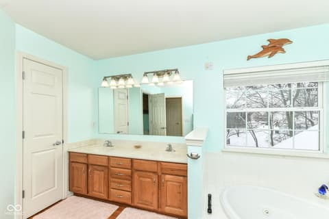 Bathroom at 9735 Trevia Drive, Indianapolis, IN