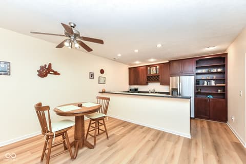 Family room at 9735 Trevia Drive, Indianapolis, IN