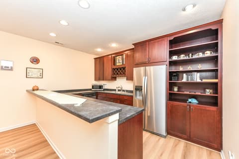 Family room at 9735 Trevia Drive, Indianapolis, IN
