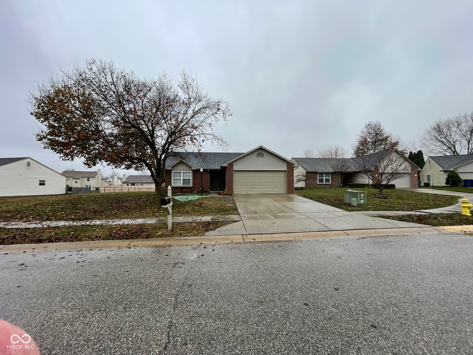 Front exterior at 8019 Douglas Fir Court, Indianapolis, IN