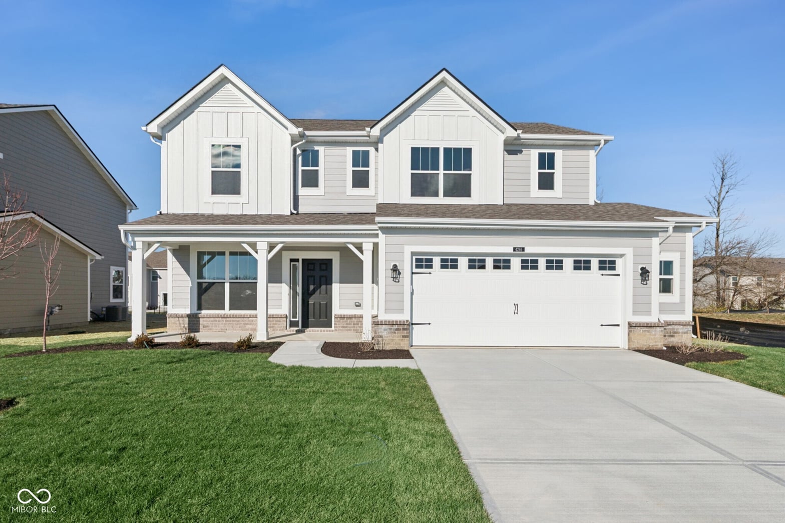 Front exterior at 4246 Hayden Valley Drive, Bargersville, IN
