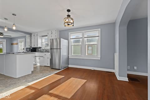 Dining room at 1521 N Euclid Avenue, Indianapolis, IN