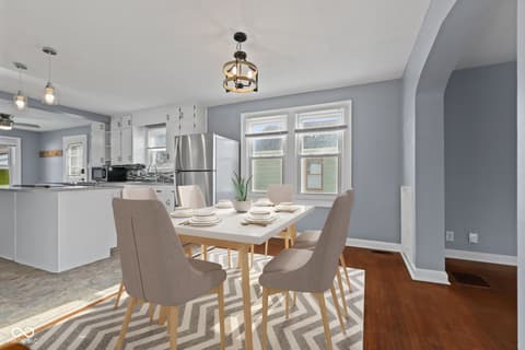 Dining room at 1521 N Euclid Avenue, Indianapolis, IN