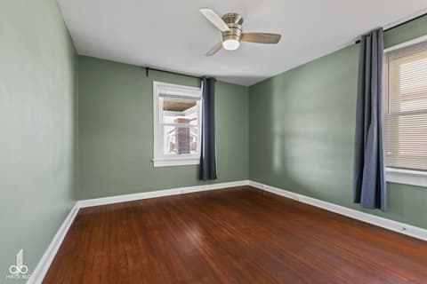 Primary bedroom at 1521 N Euclid Avenue, Indianapolis, IN
