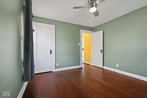 Primary bedroom at 1521 N Euclid Avenue, Indianapolis, IN