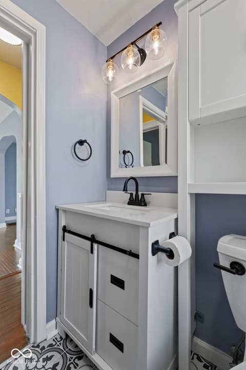 Bathroom at 1521 N Euclid Avenue, Indianapolis, IN