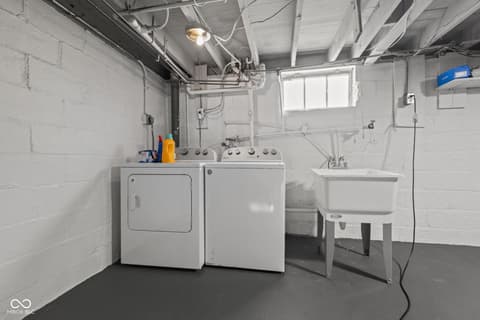 Laundry room at 1521 N Euclid Avenue, Indianapolis, IN