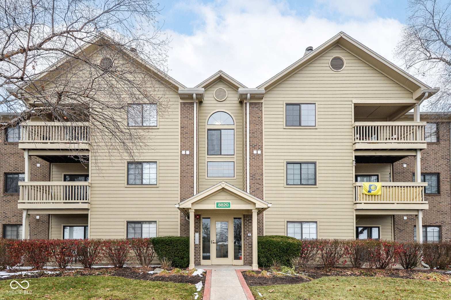 Front exterior at 8820 Yardley Court, Indianapolis, IN