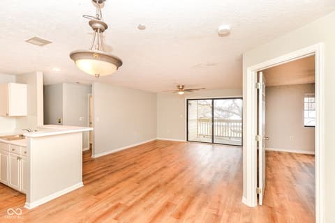 Living room at 8820 Yardley Court, Indianapolis, IN