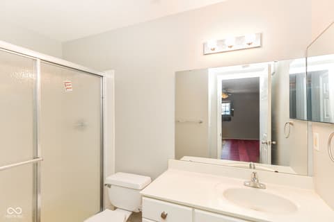 Bathroom at 8820 Yardley Court, Indianapolis, IN