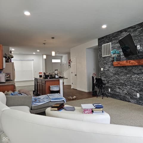 Living room at 314 N Warman Avenue, Indianapolis, IN