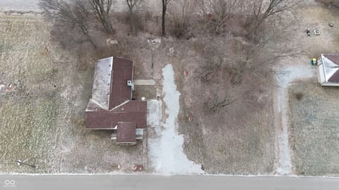 Aerial view at 2903 E Freeport Road, Morristown, IN