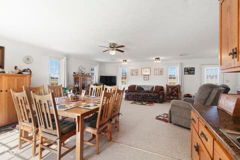 Dining room at 11757 E 1000 S-27, Hartford City, IN