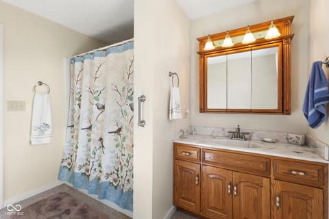 Bathroom at 11757 E 1000 S-27, Hartford City, IN