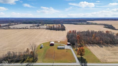 Aerial view at 11757 E 1000 S-27, Hartford City, IN