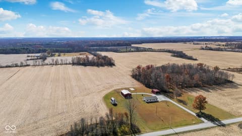 Aerial view at 11757 E 1000 S-27, Hartford City, IN