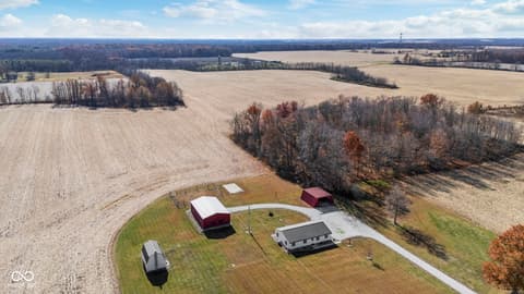 Aerial view at 11757 E 1000 S-27, Hartford City, IN