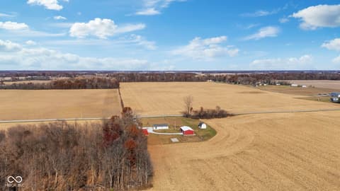 Aerial view at 11757 E 1000 S-27, Hartford City, IN