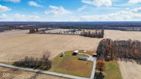 Aerial view at 11757 E 1000 S-27, Hartford City, IN