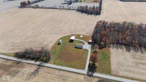 Aerial view at 11757 E 1000 S-27, Hartford City, IN