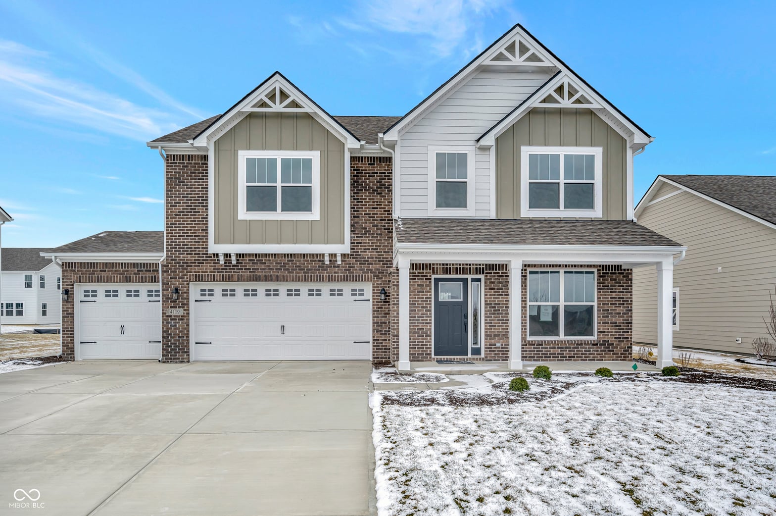Front exterior at 4119 Murray Drive, McCordsville, IN