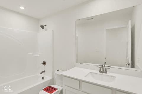 Primary bathroom at 1353 Mahoning Road, Sheridan, IN