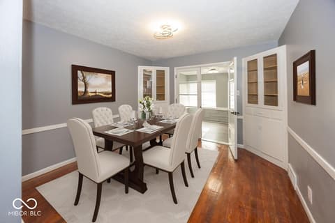 Dining room at 4115 Marrison Place, Indianapolis, IN
