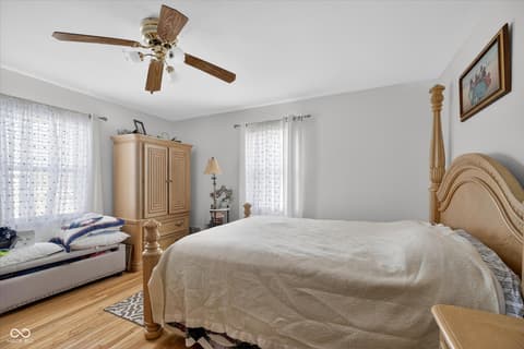 Primary bedroom at 4435 Chatham Place, Indianapolis, IN