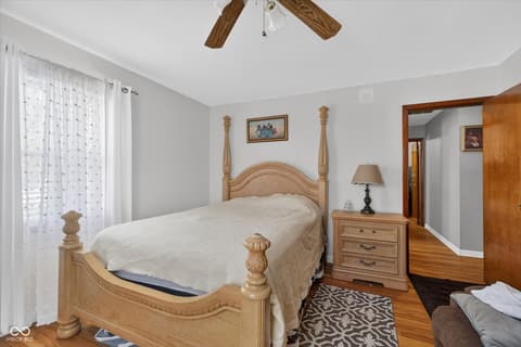 Primary bedroom at 4435 Chatham Place, Indianapolis, IN