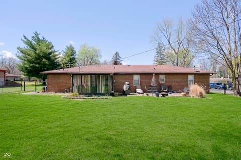 Backyard at 4435 Chatham Place, Indianapolis, IN