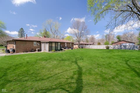 Backyard at 4435 Chatham Place, Indianapolis, IN