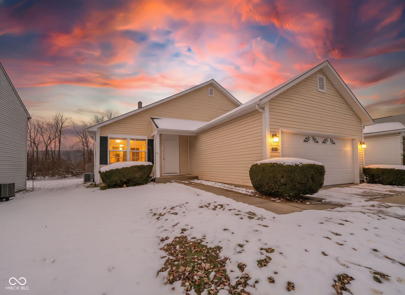 Front exterior at 6046 Morning Dove Drive, Indianapolis, IN