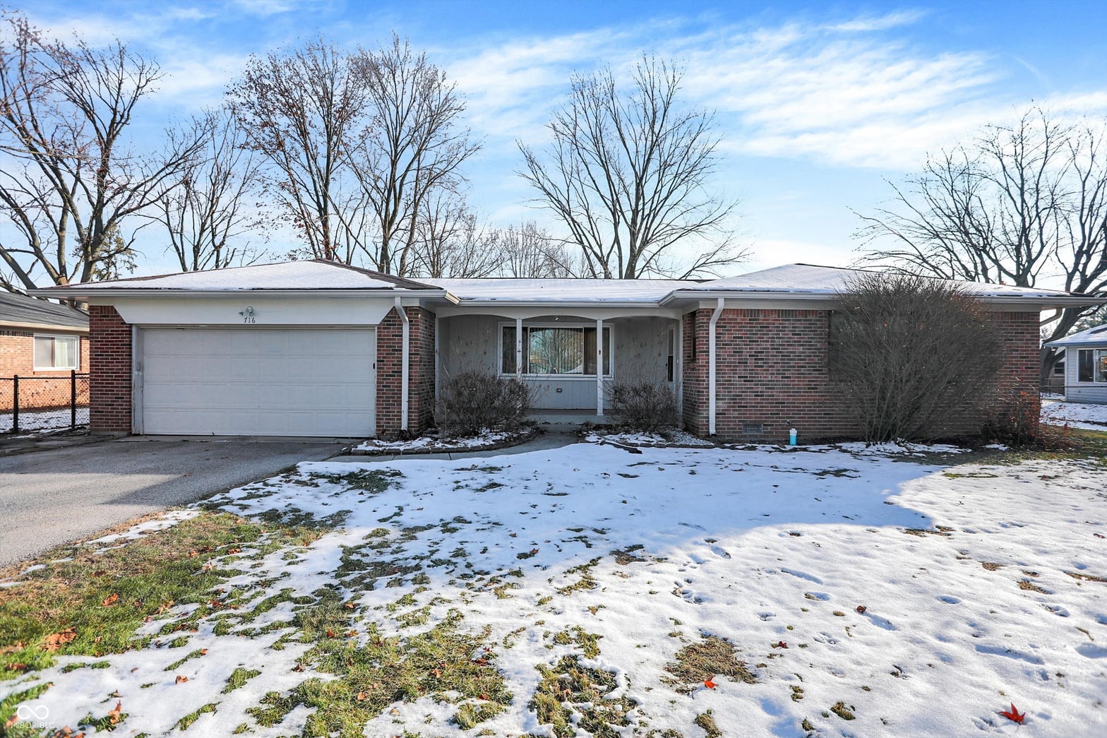 Front exterior at 716 Maple Lane, Westfield, IN