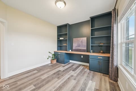 Home office at 4556 W Lakeway Drive, New Palestine, IN