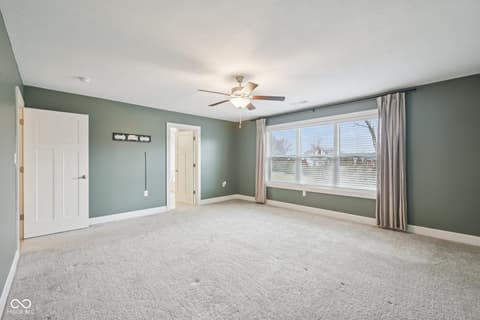 Primary bedroom at 4556 W Lakeway Drive, New Palestine, IN