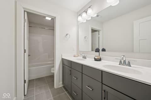 Bathroom at 4556 W Lakeway Drive, New Palestine, IN