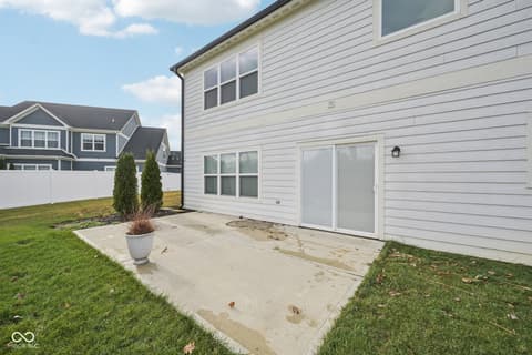 Backyard at 4556 W Lakeway Drive, New Palestine, IN