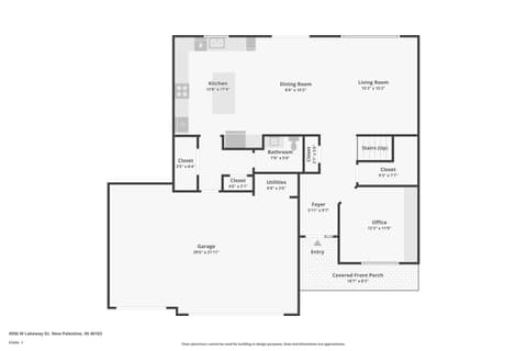 Floor Plan — 4556 W Lakeway Drive, New Palestine, IN