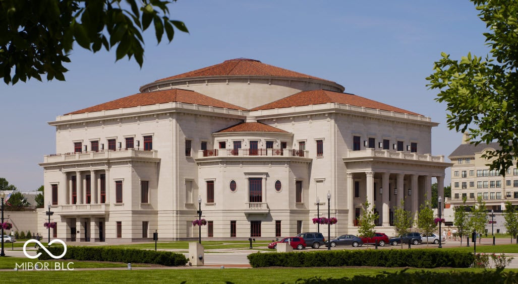 Stately neoclassical landmark with impressive domed architecture.