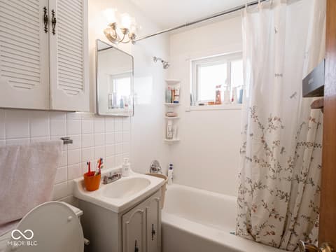 Bathroom at 631 Memorial Drive, Beech Grove, IN