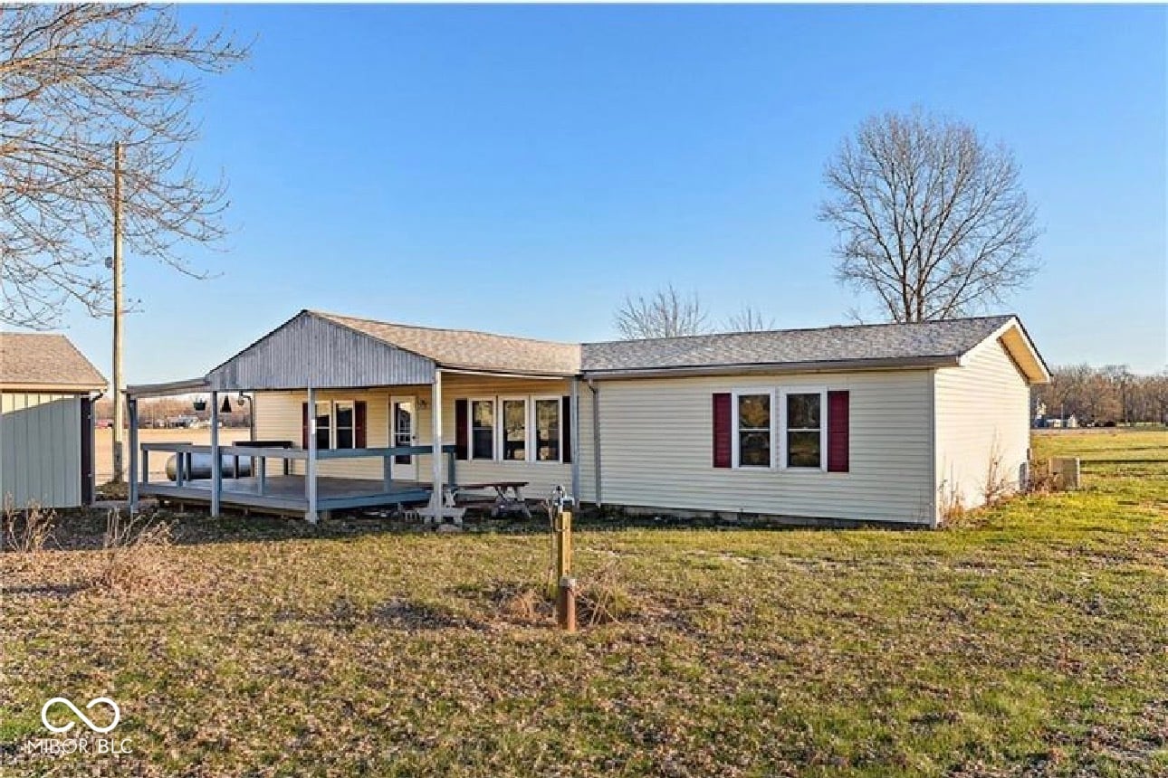Backyard at 6823 N Us Highway 52, Thorntown, IN