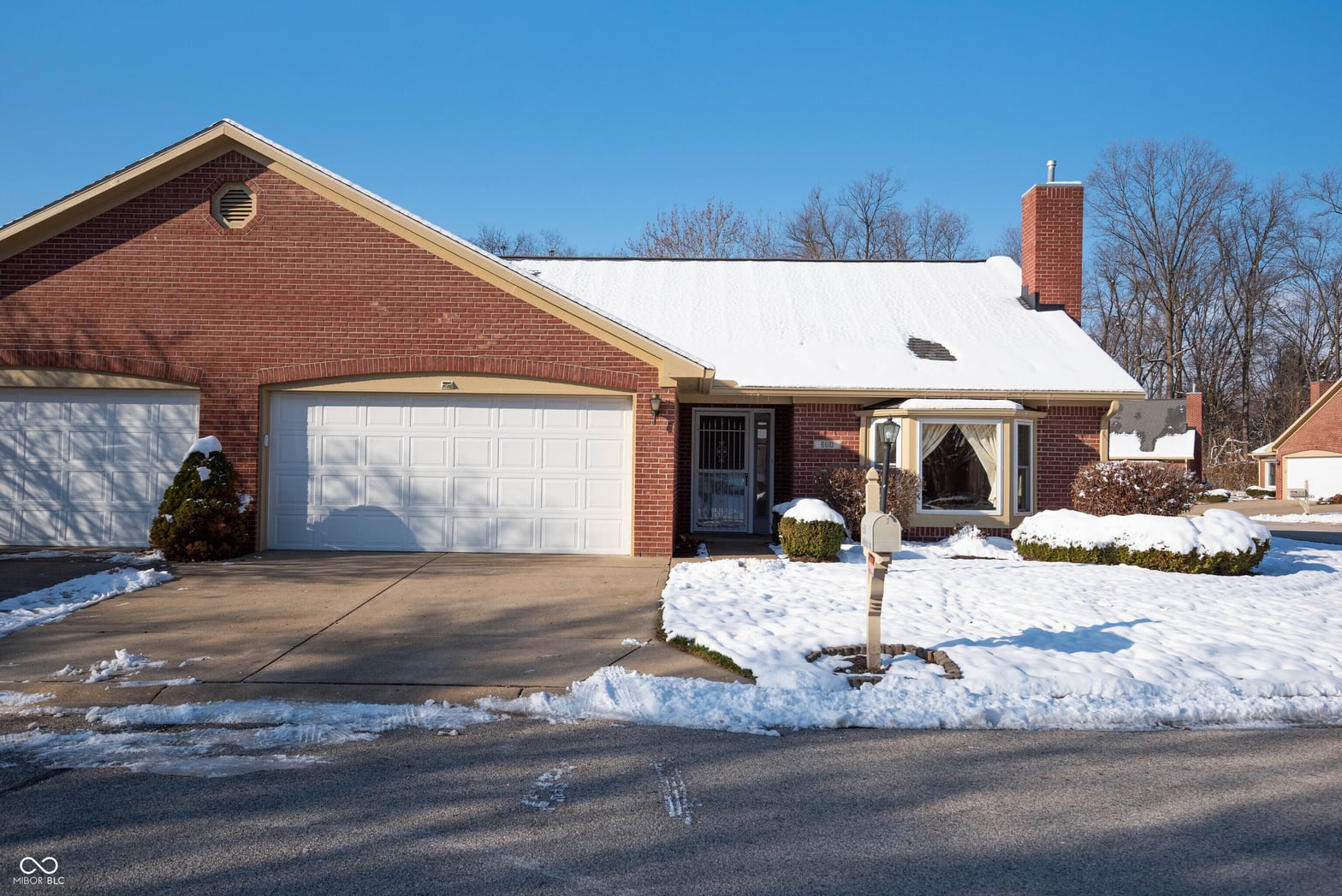 Front exterior at 6510 Waybridge Court, Indianapolis, IN