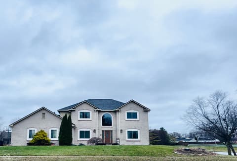 Front exterior at 45 Meadowview Lane, Greenwood, IN