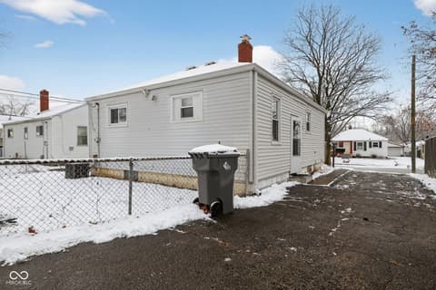 Side exterior at 6676 E 18th Street, Indianapolis, IN