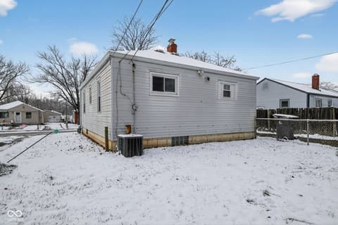 Backyard at 6676 E 18th Street, Indianapolis, IN
