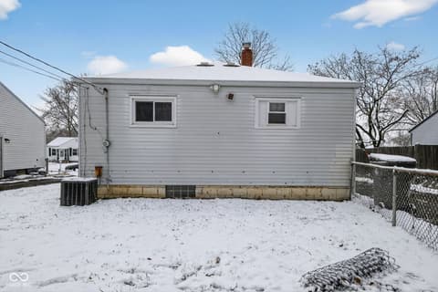 Backyard at 6676 E 18th Street, Indianapolis, IN